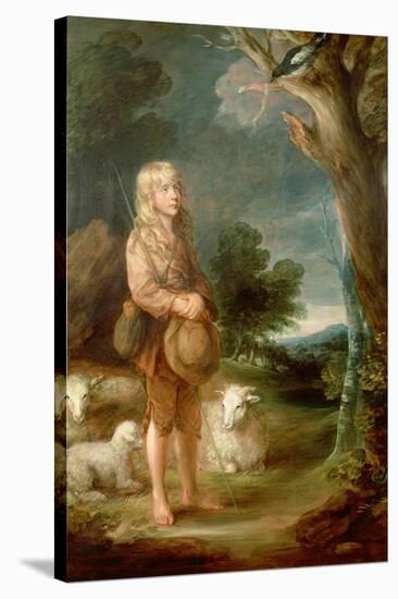 Shepherd Boy Listening to a Magpie-Thomas Gainsborough-Stretched Canvas