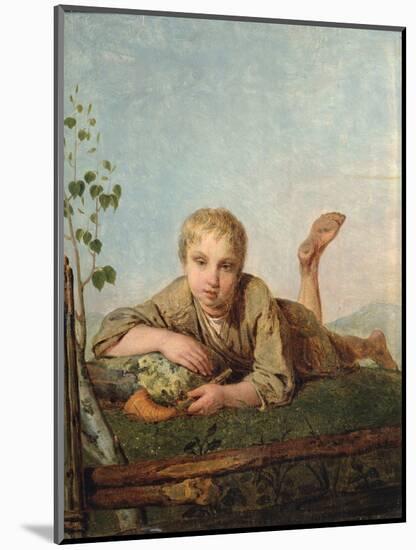 Shepherd Boy with a Pipe, 1820S-Alexei Gavrilovich Venetsianov-Mounted Giclee Print