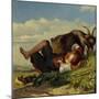 Shepherd boy with goats, 1853-Thomas Fearnley-Mounted Giclee Print