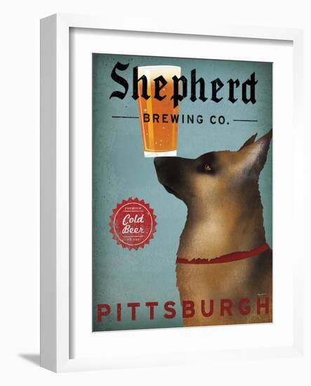 Shepherd Brewing Co Pittsburgh-Ryan Fowler-Framed Art Print