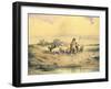 Shepherd in the Paestum Countryside-Consalvo Carelli-Framed Giclee Print