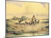 Shepherd in the Paestum Countryside-Consalvo Carelli-Mounted Giclee Print