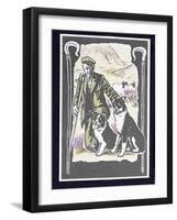 Shepherd Laddie O' the Hills, 1997-Karen Cater-Framed Giclee Print