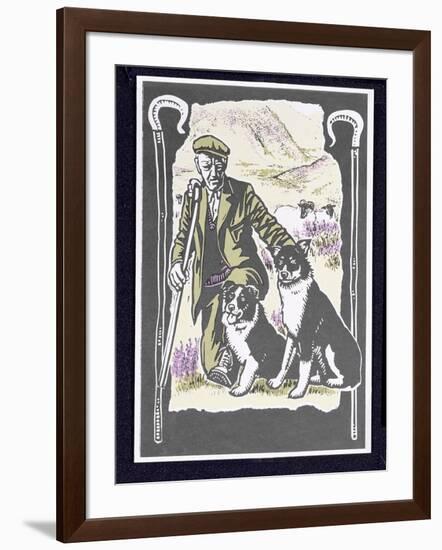 Shepherd Laddie O' the Hills, 1997-Karen Cater-Framed Giclee Print