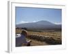 Shepherd, Mount Etna, Sicily, Italy-Oliviero Olivieri-Framed Photographic Print