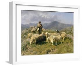 Shepherd of the Pyrenees, 1888-Rosa Bonheur-Framed Giclee Print