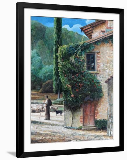 Shepherd, Peralta, Tuscany, 2001-Trevor Neal-Framed Giclee Print