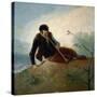 Shepherd Playing a Pipe, 1786-7-Francisco de Goya-Stretched Canvas