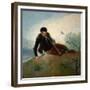 Shepherd Playing a Pipe, 1786-7-Francisco de Goya-Framed Giclee Print