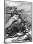 Shepherd Resting, C1860-1910-Alphonse Legros-Mounted Giclee Print