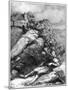 Shepherd Resting, C1860-1910-Alphonse Legros-Mounted Giclee Print