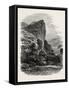 Shepherd's Crag, on the Llugwy, North Wales, UK, 19th Century-null-Framed Stretched Canvas