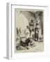 Shepherd Seated at a Fountain-Benjamin Herring-Framed Giclee Print