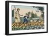 Shepherd Teaching Counting to a Young Boy-Charles Butler-Framed Art Print