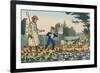 Shepherd Teaching Counting to a Young Boy-Charles Butler-Framed Art Print