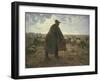 Shepherd Tending His Flock, Early 1860S-Jean-François Millet-Framed Giclee Print