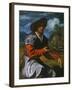 Shepherd with a Flute, c.1525-Giovanni Girolamo Savoldo-Framed Giclee Print