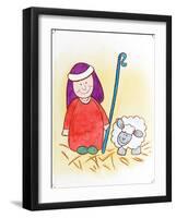 Shepherd with One Sheep-Tony Todd-Framed Giclee Print