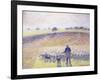 Shepherd with Sheep, 1888-Camille Pissarro-Framed Giclee Print