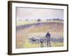 Shepherd with Sheep, 1888-Camille Pissarro-Framed Giclee Print