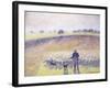 Shepherd with Sheep, 1888-Camille Pissarro-Framed Giclee Print