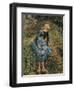 Shepherdess (Girl with a Stick)-Camille Pissarro-Framed Art Print