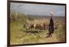 Shepherdess (Oil on Canvas)-Anton Mauve-Framed Giclee Print