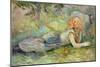 Shepherdess Resting, 1891-Berthe Morisot-Mounted Giclee Print