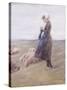 Shepherdess; Schafhirtin, 1887-Max Liebermann-Stretched Canvas