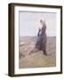 Shepherdess; Schafhirtin, 1887-Max Liebermann-Framed Giclee Print