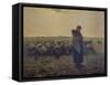 Shepherdess with Her Flock (La Grande Bergere), 1863-Jean-Fran?ois Millet-Framed Stretched Canvas