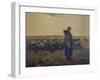 Shepherdess with Her Flock (La Grande Bergere), 1863-Jean-Fran?ois Millet-Framed Giclee Print