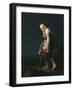 Shepherdess with Rooster-Pietro Longhi-Framed Giclee Print