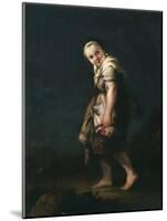 Shepherdess with Rooster-Pietro Longhi-Mounted Giclee Print