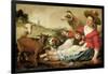 Shepherdess-Jacob Gerritsz Cuyp-Framed Art Print