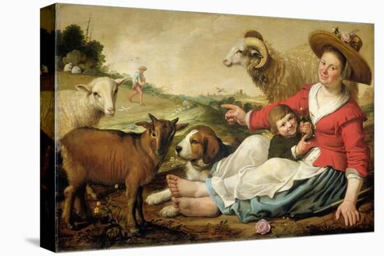 Shepherdess-Jacob Gerritsz Cuyp-Stretched Canvas