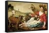 Shepherdess-Jacob Gerritsz Cuyp-Framed Stretched Canvas