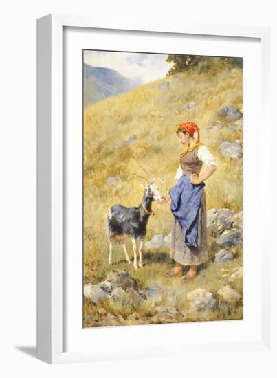 Shepherdess-Niccolo Cannicci-Framed Giclee Print