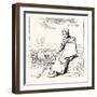 Shepherding, La Bergere, Shepherd-null-Framed Giclee Print