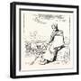 Shepherding, La Bergere, Shepherd-null-Framed Giclee Print