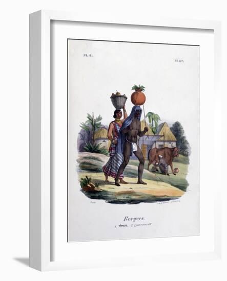 Shepherds, 1828-Marlet et Cie-Framed Giclee Print