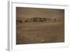 Shepherds and their flocks walk long distances in barren hills, Afghanistan-Alex Treadway-Framed Photographic Print