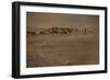 Shepherds and their flocks walk long distances in barren hills, Afghanistan-Alex Treadway-Framed Photographic Print