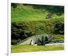 Shepherds Cabin In The Alps-null-Framed Premium Giclee Print