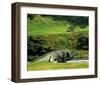 Shepherds Cabin In The Alps-null-Framed Art Print