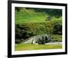 Shepherds Cabin In The Alps-null-Framed Art Print