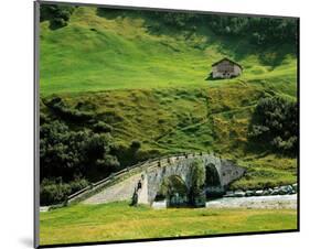 Shepherds Cabin In The Alps-null-Mounted Art Print