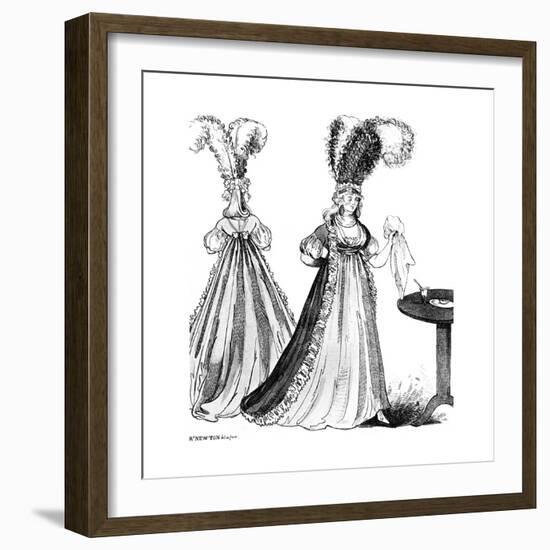 Shepherds, I Have Lost My Waist! Have You Seen My Body?..., 1795-Richard Newton-Framed Giclee Print
