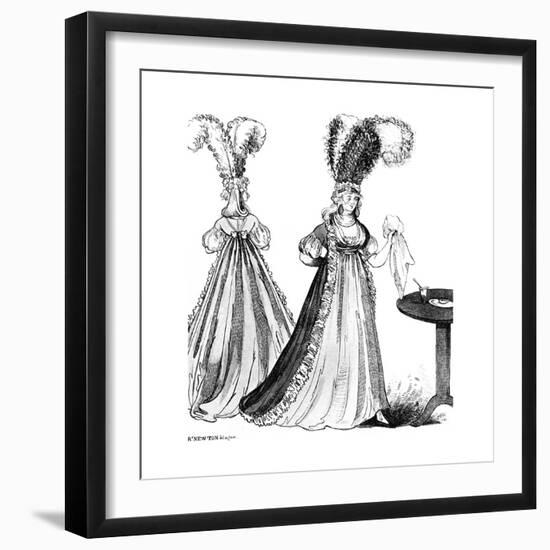 Shepherds, I Have Lost My Waist! Have You Seen My Body?..., 1795-Richard Newton-Framed Giclee Print