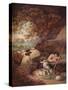 Shepherds Reposing, c18th century, (1919)-George Morland-Stretched Canvas